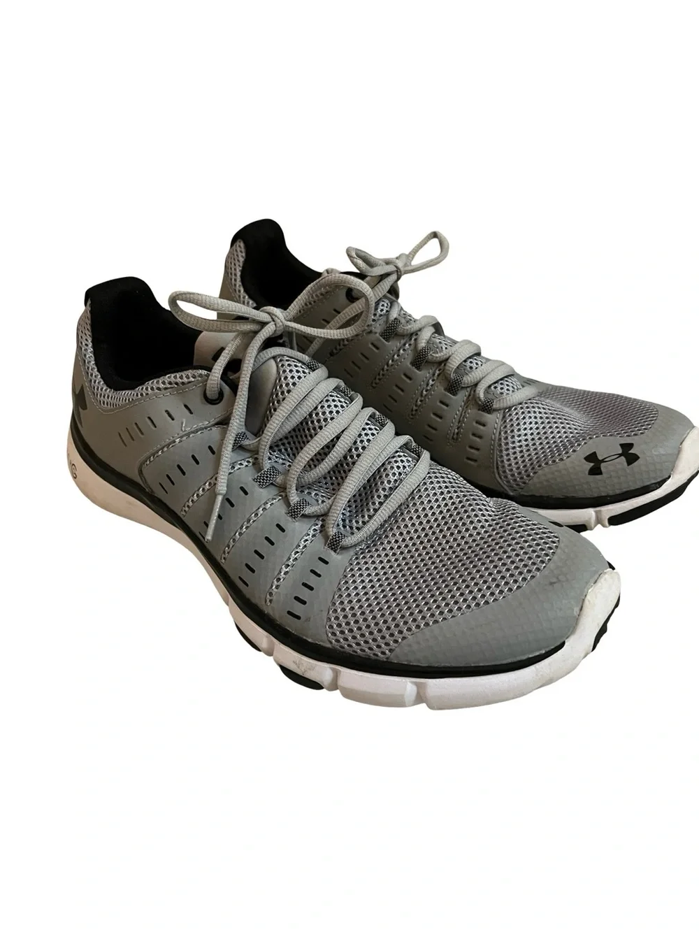 Under Armour Micro G Gray Running Shoes Men’s Athletic Training Sneakers